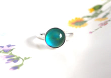 Medium Adjustable Sterling Silver Mood Ring