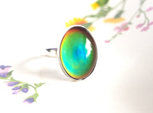 Adjustable Sterling Silver Mood Ring