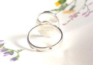 Adjustable Sterling Silver Mood Ring
