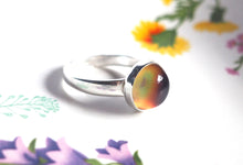 Medium Adjustable Sterling Silver Mood Ring