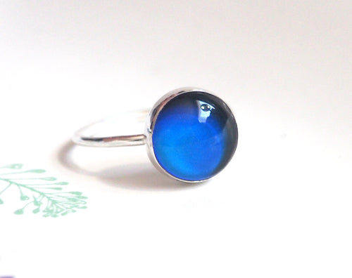 Medium Mood Ring in Sterling Silver
