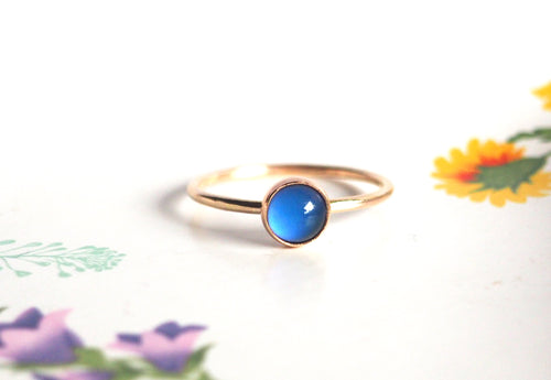 14kt Gold Mini Mood Ring