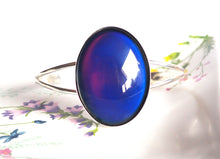 Extra Large Mood Cuff Adjustable Bracelet in Sterling Silver