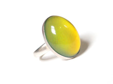 Adjustable Sterling Silver Mood Ring